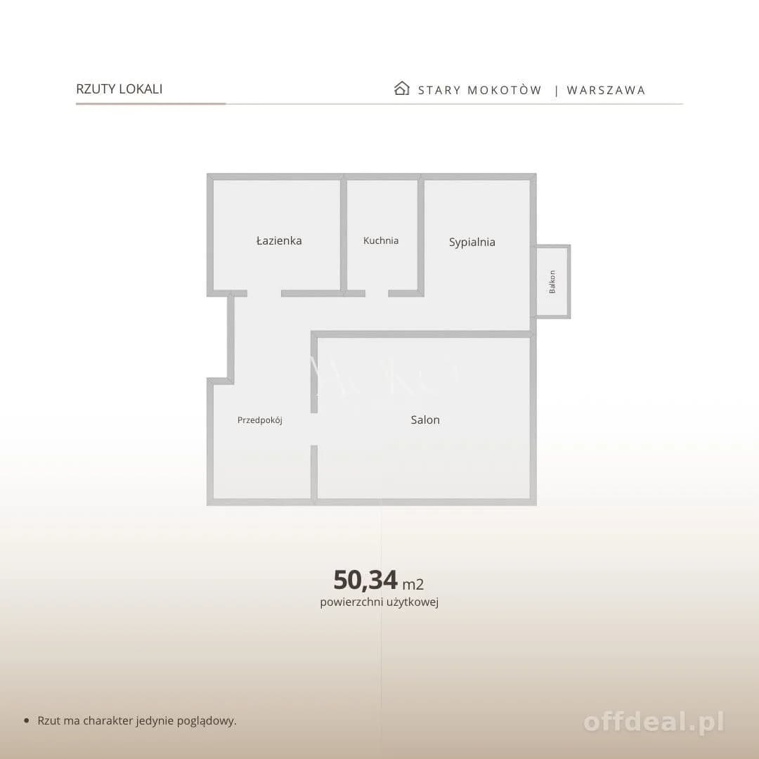 Photo 9: Apartment, 2 rooms, 50 m², Warszawa