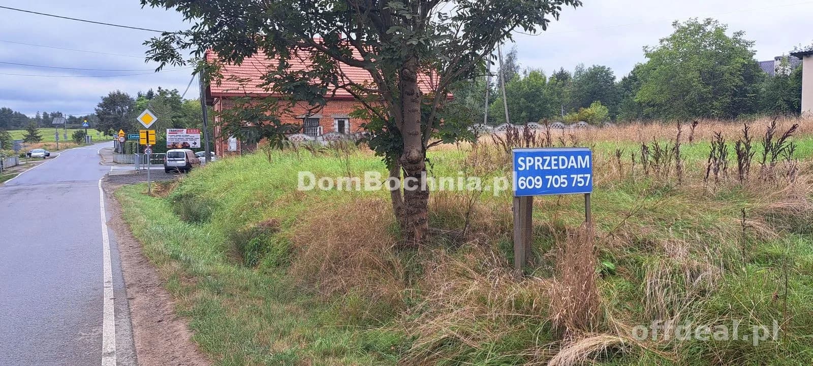 Borek 1168m2 działka budowlana obok piekarni