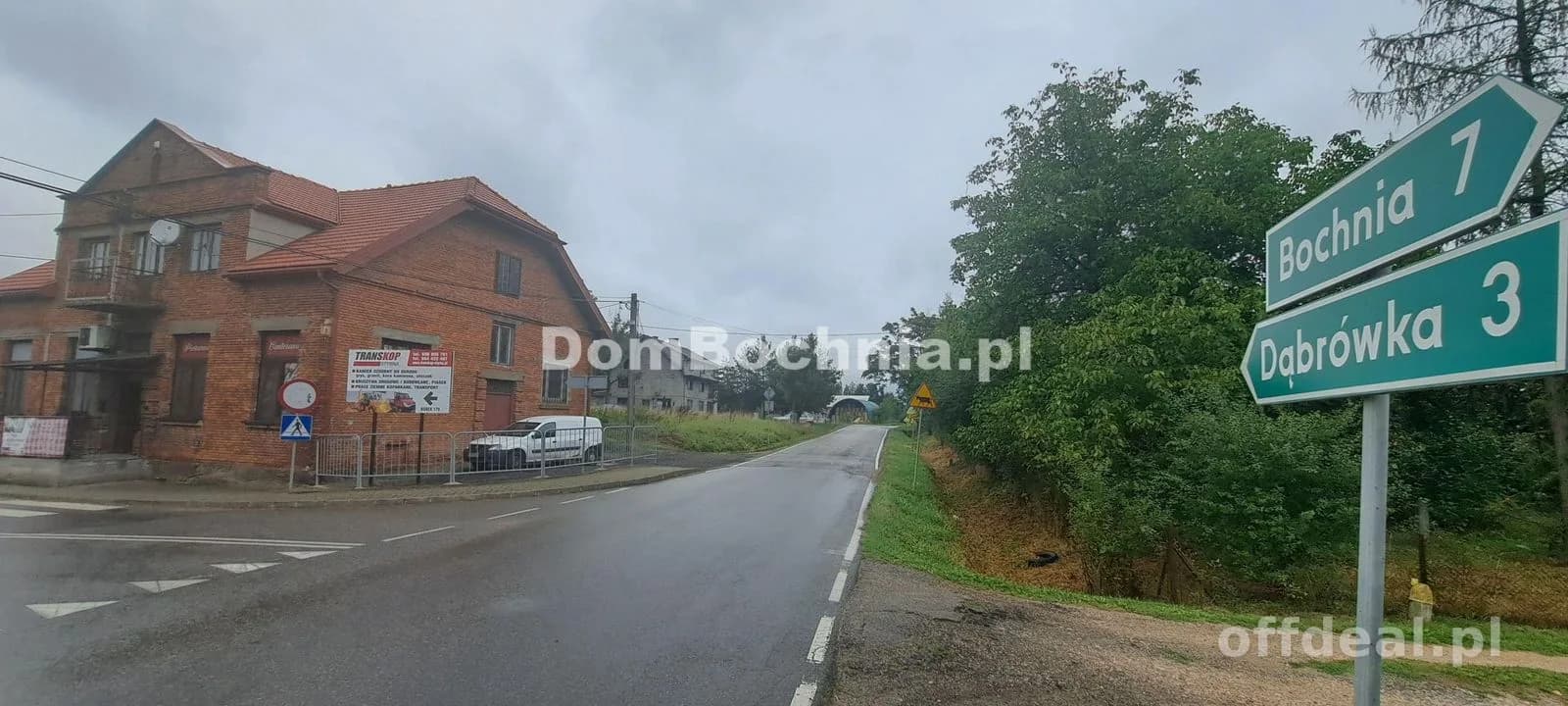 Borek 1168m2 działka budowlana obok piekarni