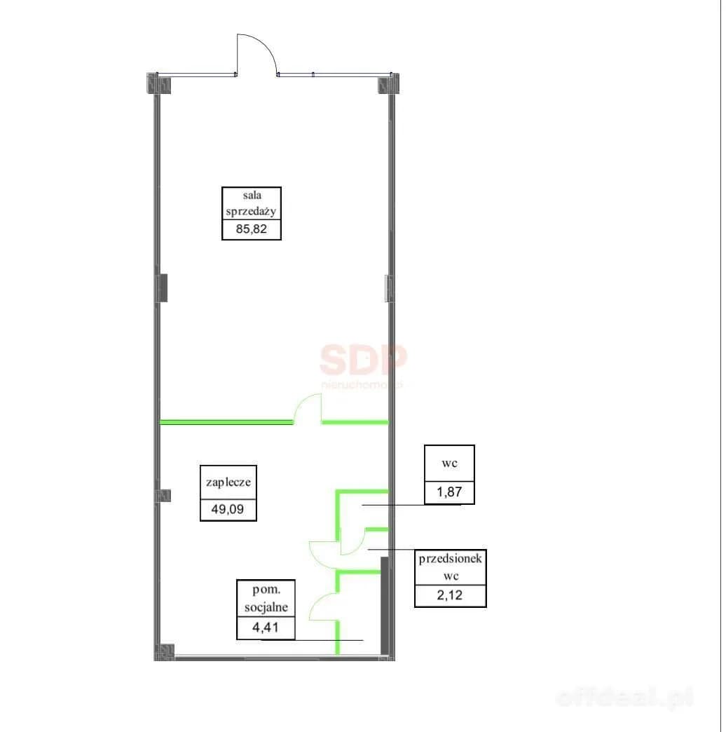 Gewerbeimmobilie zur Miete in Wrocław, Stare Miasto, Szczepin | 143,31 m²