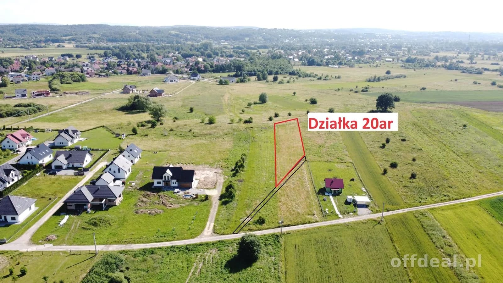 20ar Działka Krzeczów koło Bochni