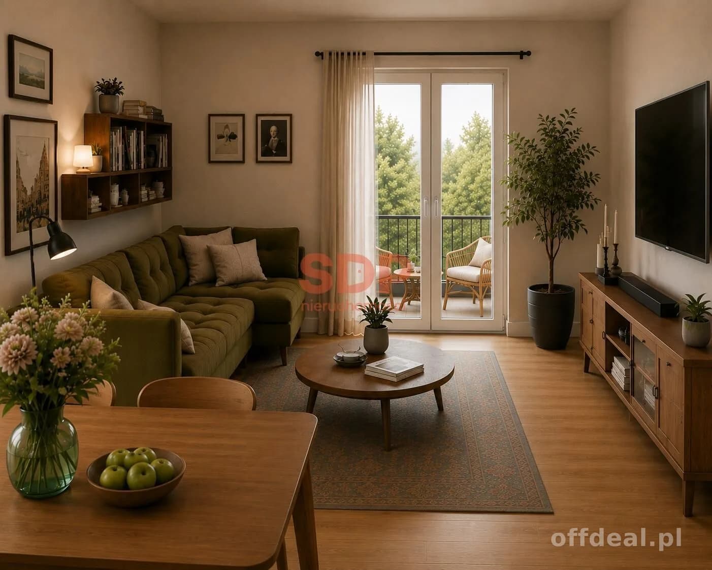 3-Zimmer Wohnung zum Verkauf in Wrocław, Fabryczna, Pracze Odrzańskie | 55,69 m²