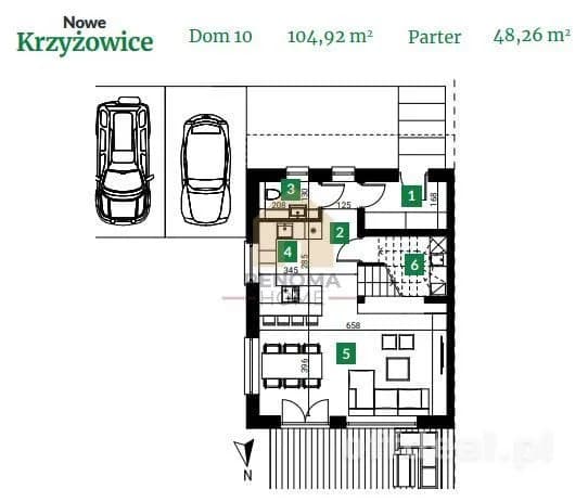 4-Zimmer Haus zum Verkauf in Krzyżowice, Wierzbica | 105 m²