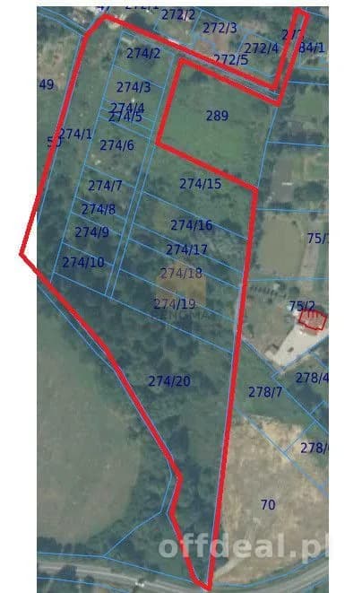 terrain à vendre à Krzeczyn Mały | 22 000 m²