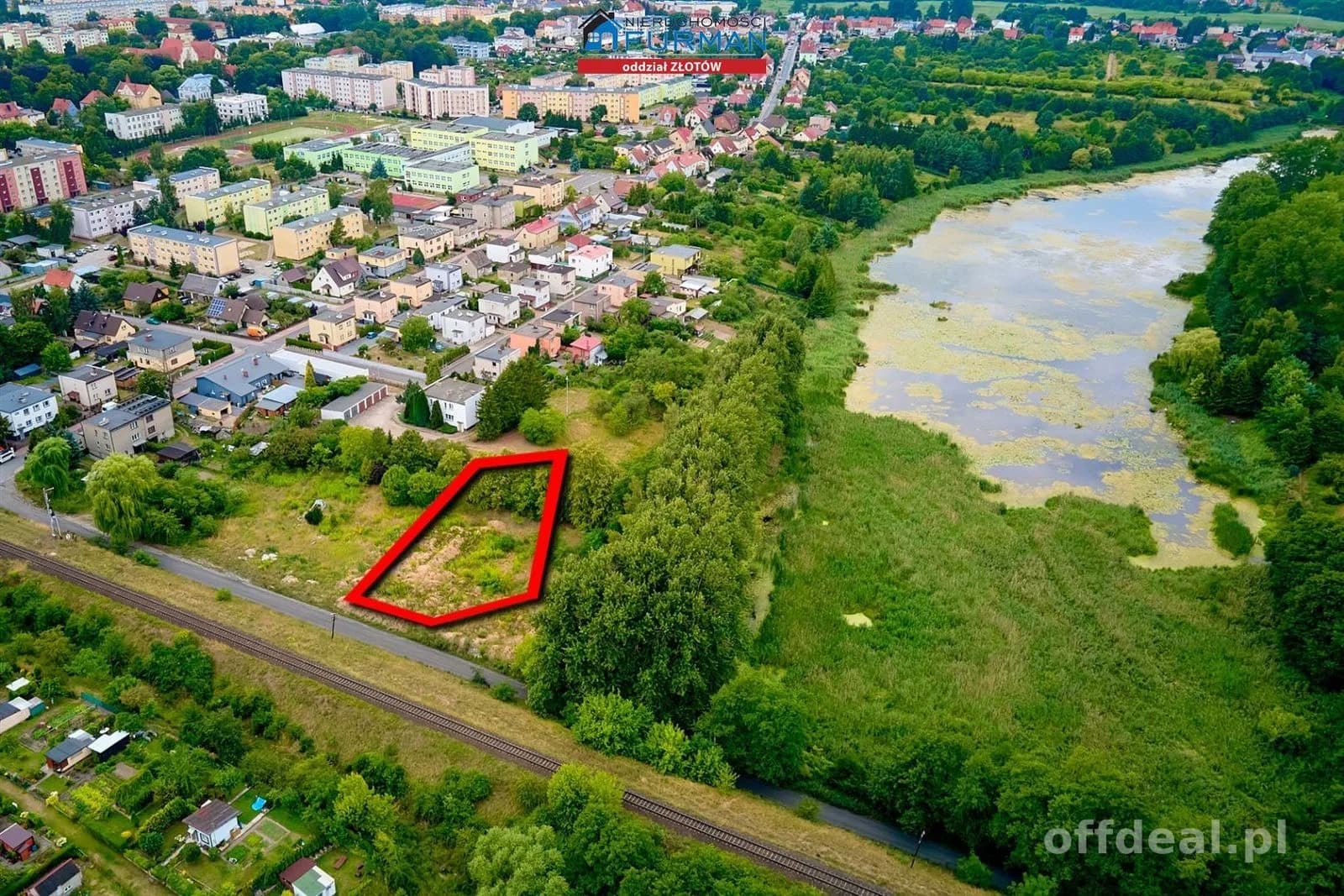 DZIAŁKA BUDOWLANA NA SPRZEDAŻ, JEZIORO. ZŁOTÓW