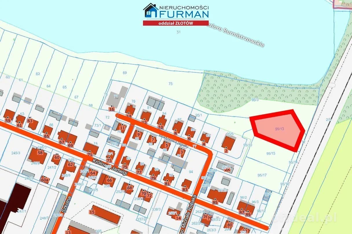 DZIAŁKA BUDOWLANA NA SPRZEDAŻ, JEZIORO. ZŁOTÓW