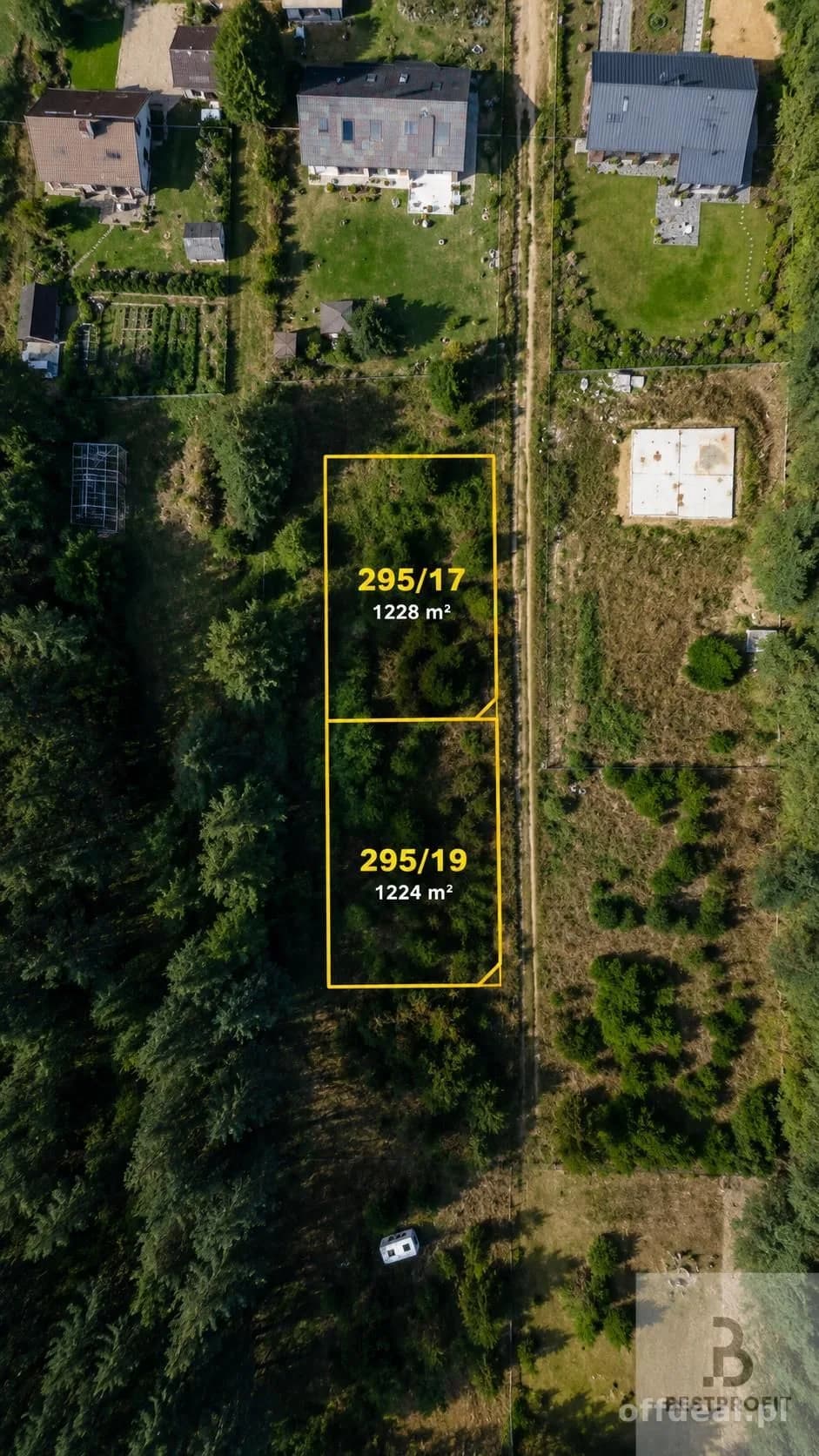 Dwie działki pod zabudowę| Lubuń | 11km od Słupska
