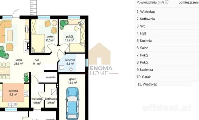 Foto 11: Haus, 3 rooms, 115 m², Zielona Góra