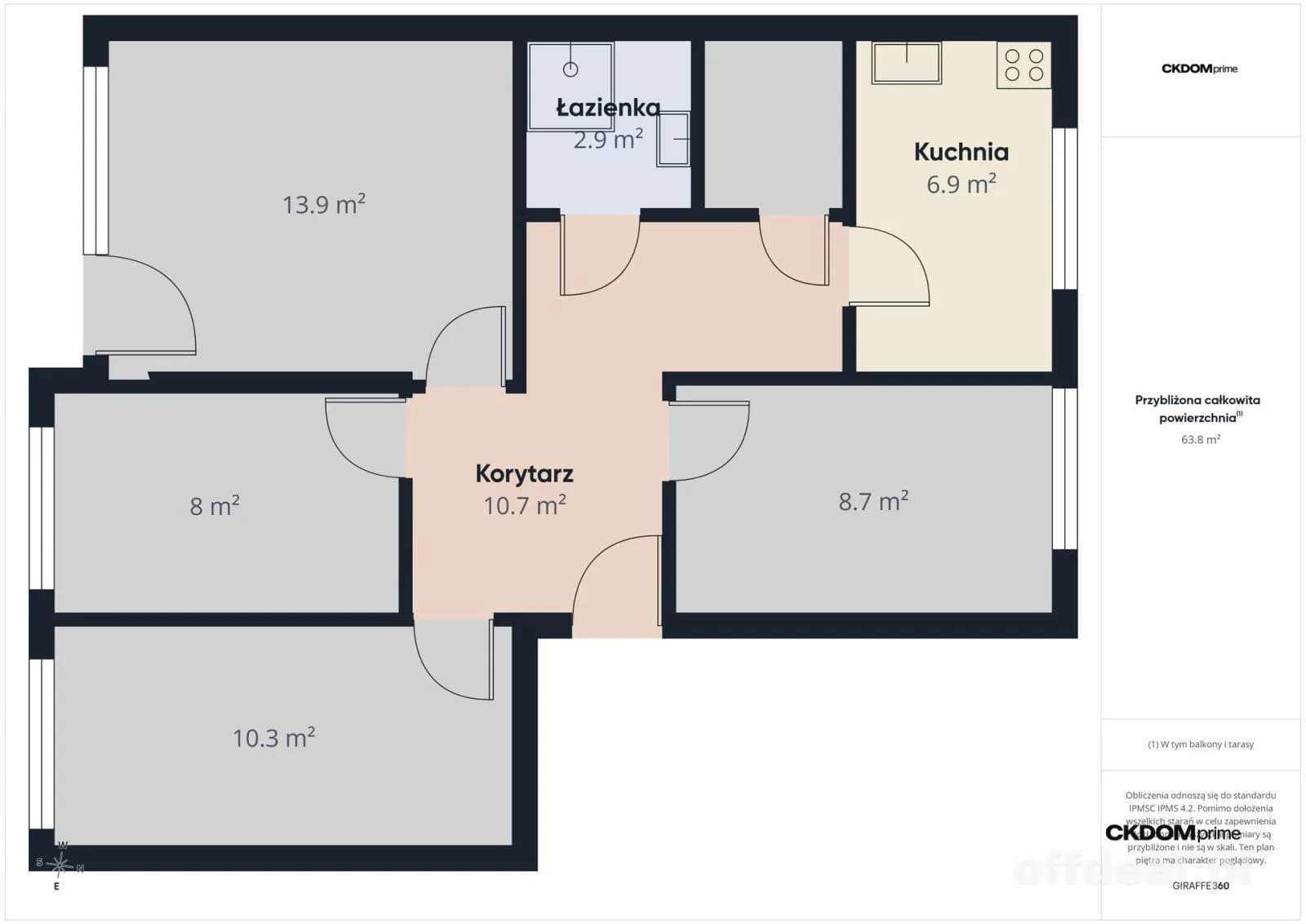 Zdjęcie 11: Mieszkanie, 4 pokoje, 65 m², Radom