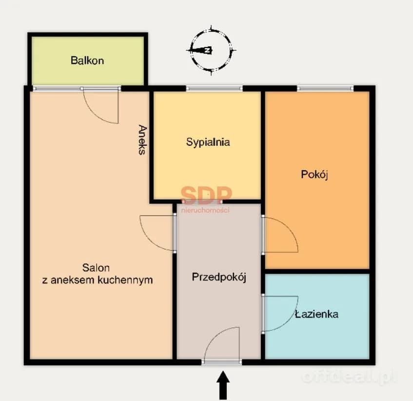 3 pokoje | Maślice | 48 m2 | Zamieszkaj blisko terenów zielonych