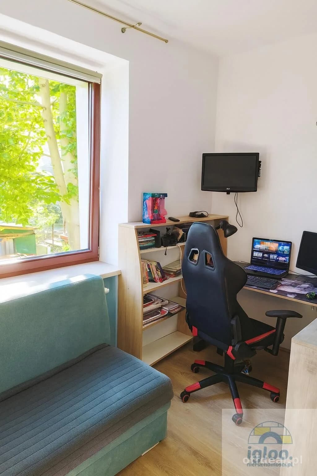 Mieszkanie 3 pokoje, salon z aneksem z ogódkiem 92m2
