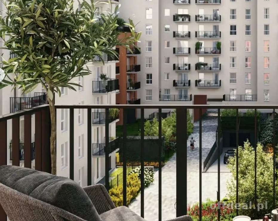 Mieszkanie 42,49 m² z balkonem w Atrium Nowy Szcz