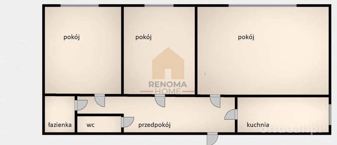 ładne 3 pokoje Białym Kamieniu