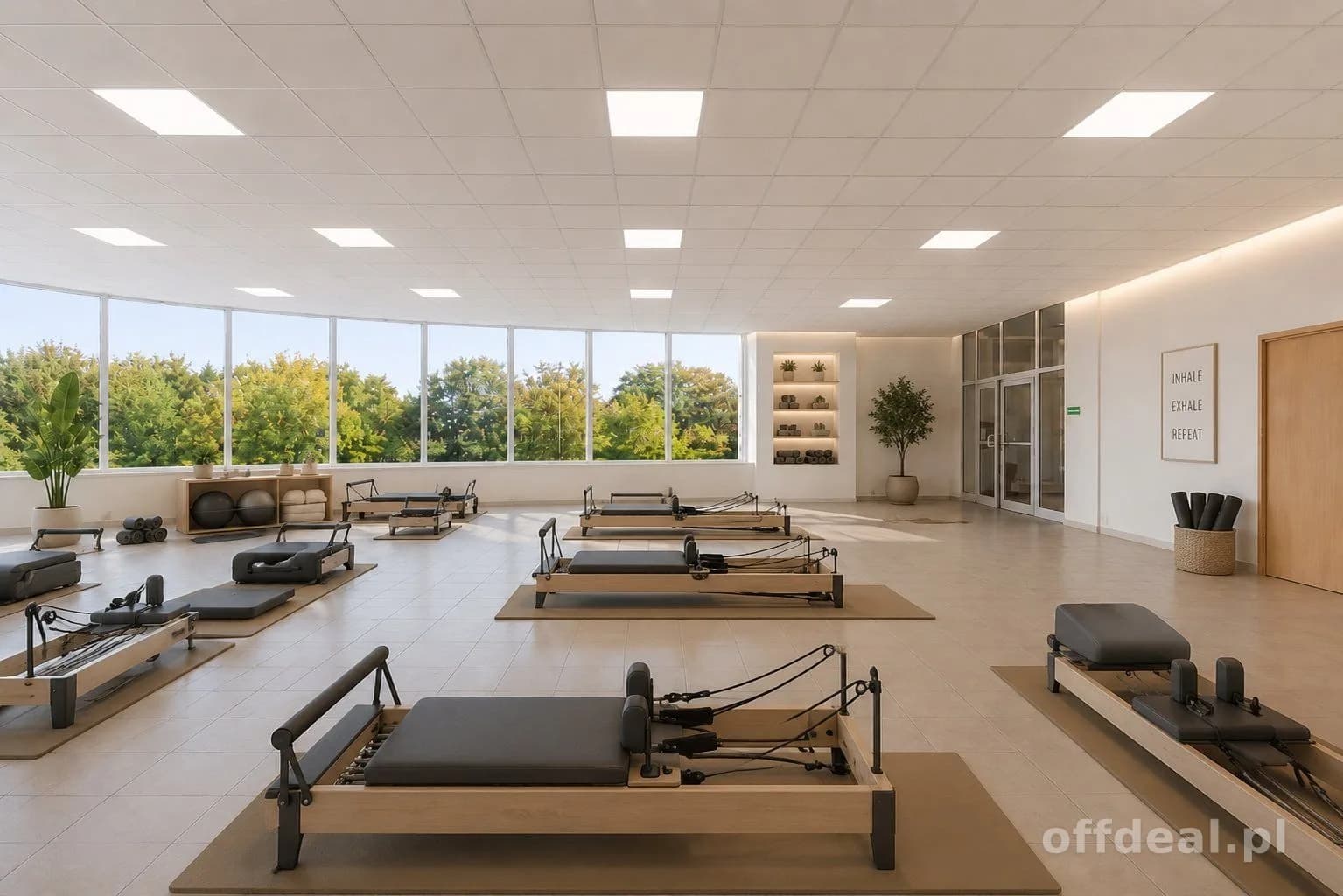 PRZESTRZEŃ DLA STUDIA PILATES, FITNESS, WELLNESS