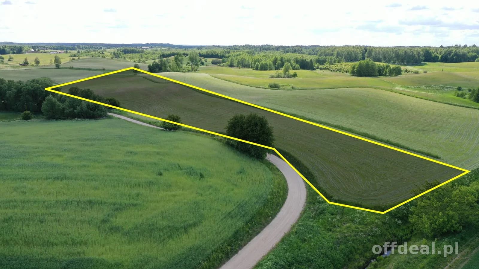 Działka 1,5 ha z MPZP pod budownictwo jednorodzinne