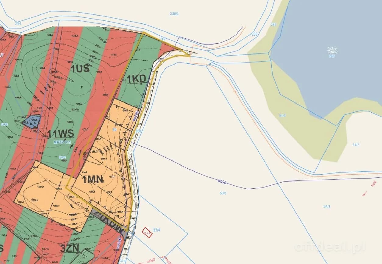 Działka 1,5 ha z MPZP pod budownictwo jednorodzinne