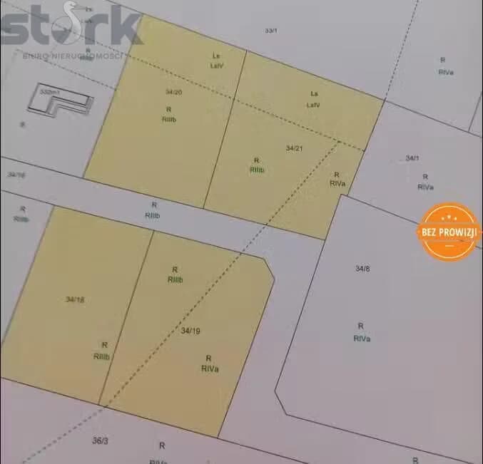 Cztery działki z MPZP 9MN/U w połowie drogi z Błonia do Teresina