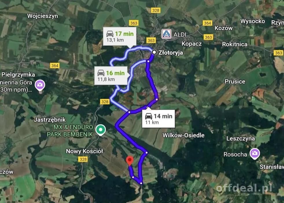 plot for sale in Biegoszów | 62,000 m²