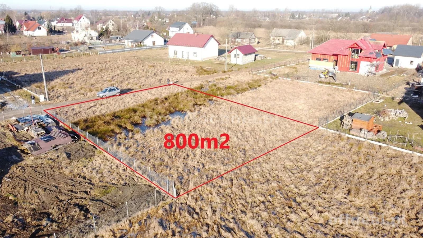 Ostrów Królewski działka budowlana 800m2