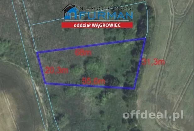 terrain à vendre à Toniszewo | 1 400 m²