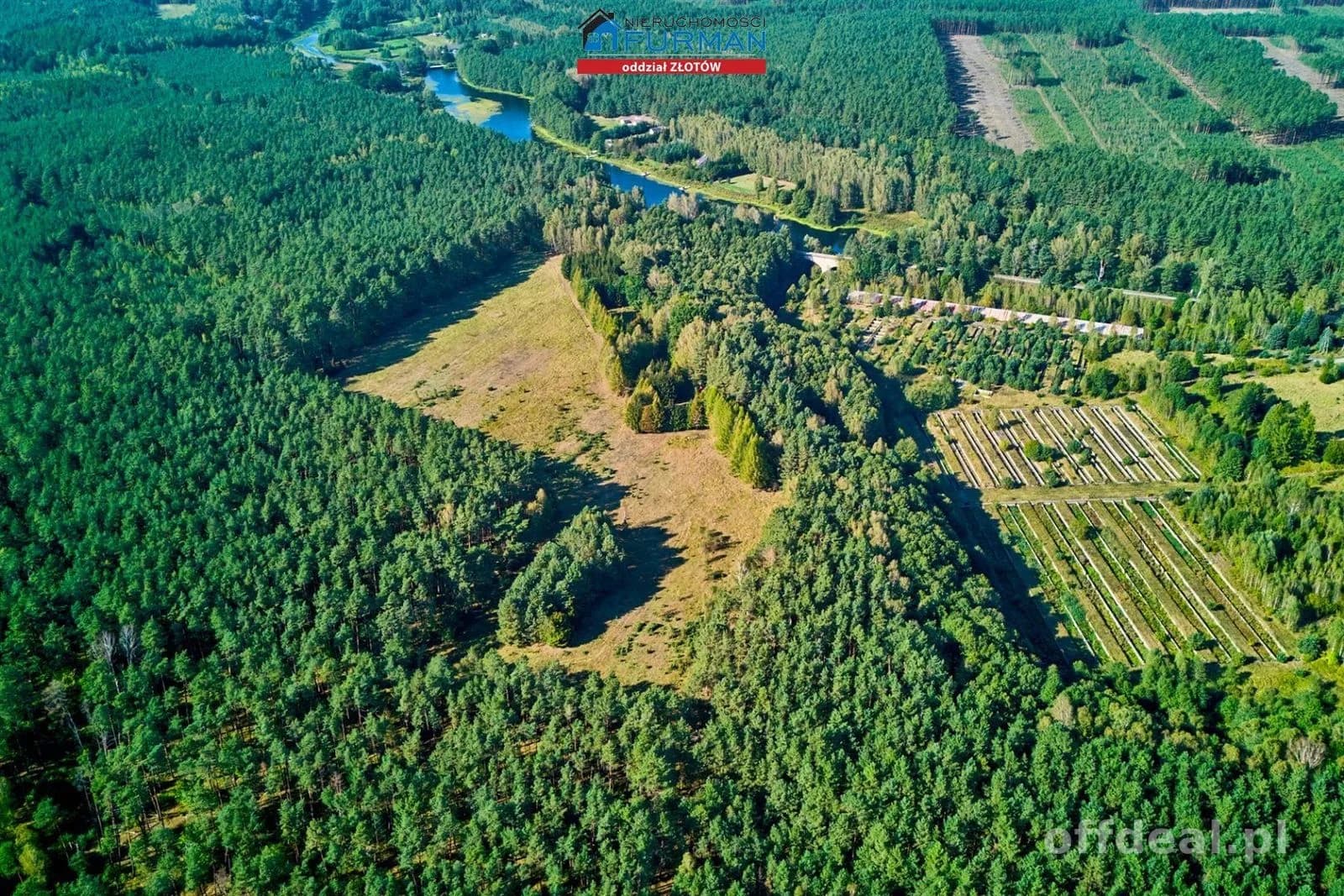 Działka pod agroturystykę przy rzece, Zabrodzie