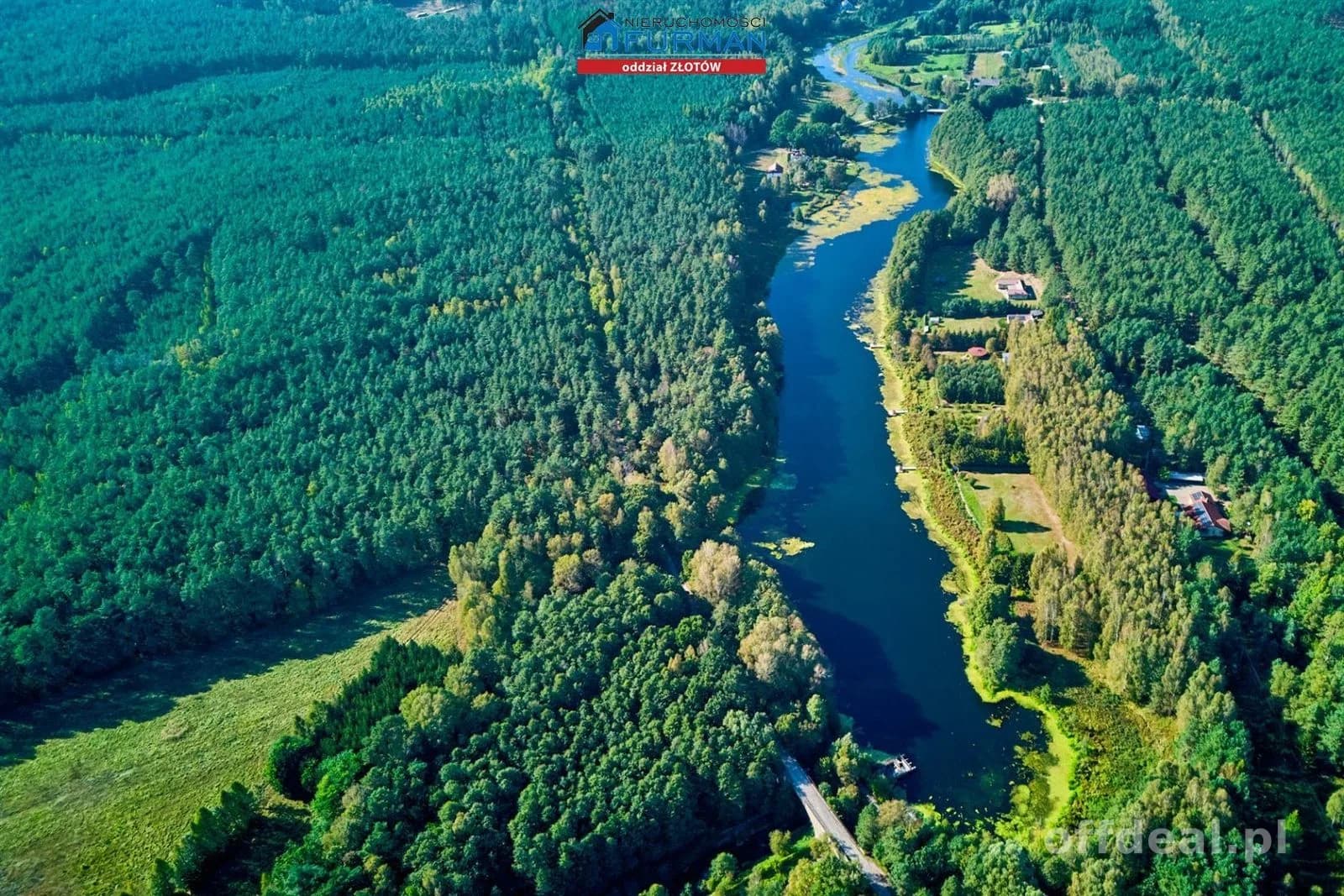 Działka pod agroturystykę przy rzece, Zabrodzie