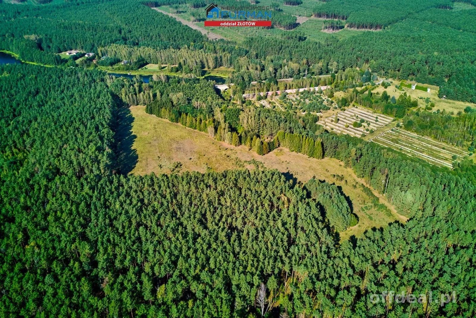 Działka pod agroturystykę przy rzece, Zabrodzie