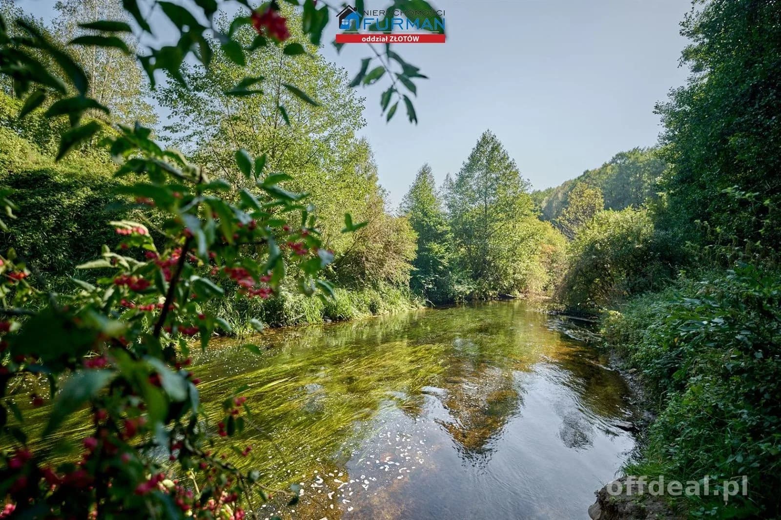 Działka pod agroturystykę przy rzece, Zabrodzie