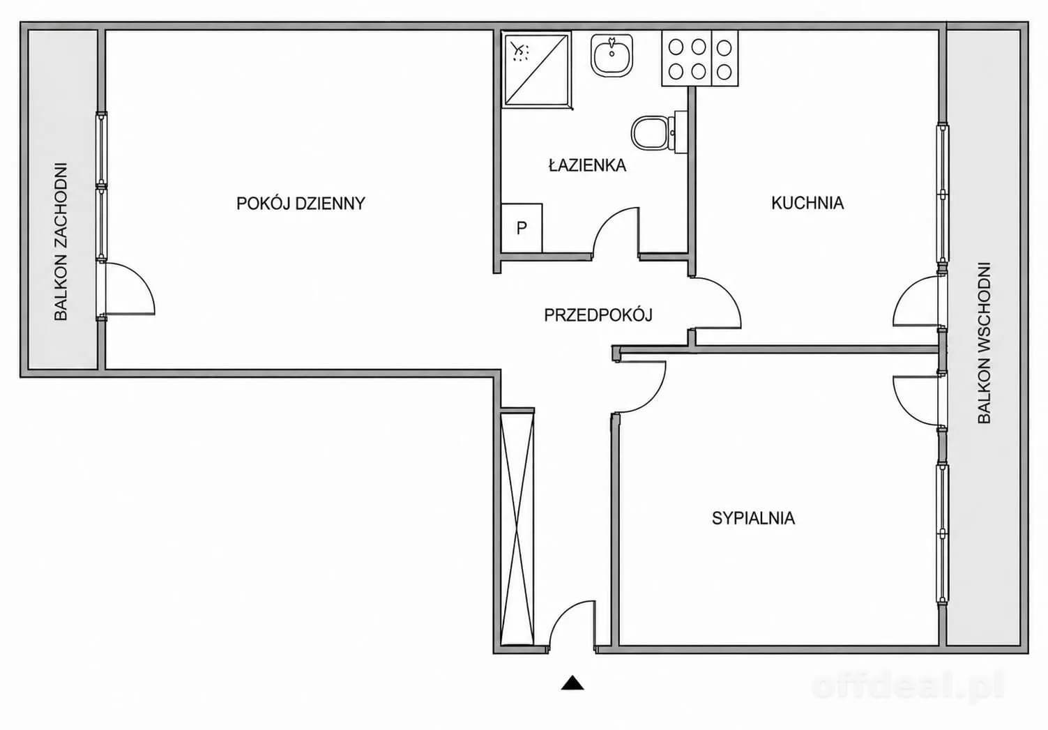 appartement à vendre à Kołobrzeg, Starówka | 2 pièces | 53,7 m²