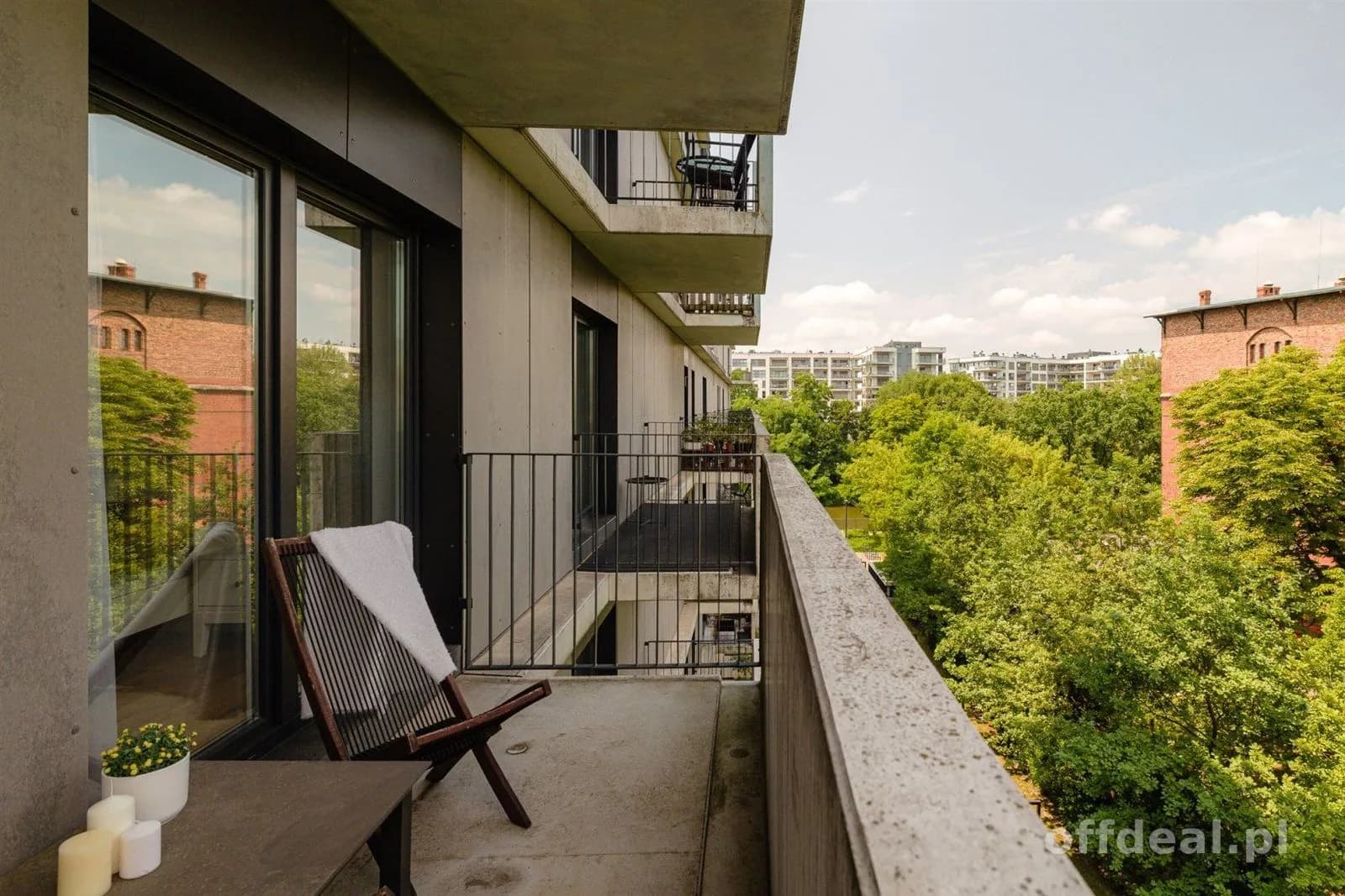 67 m² z balkonem i garażem | Kurkowa