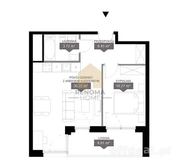 2-pokojowe nad rzeką | Smart Home
