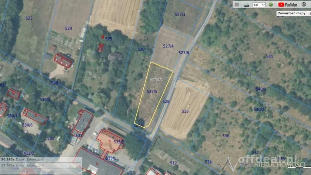 plot for sale in Wińsko