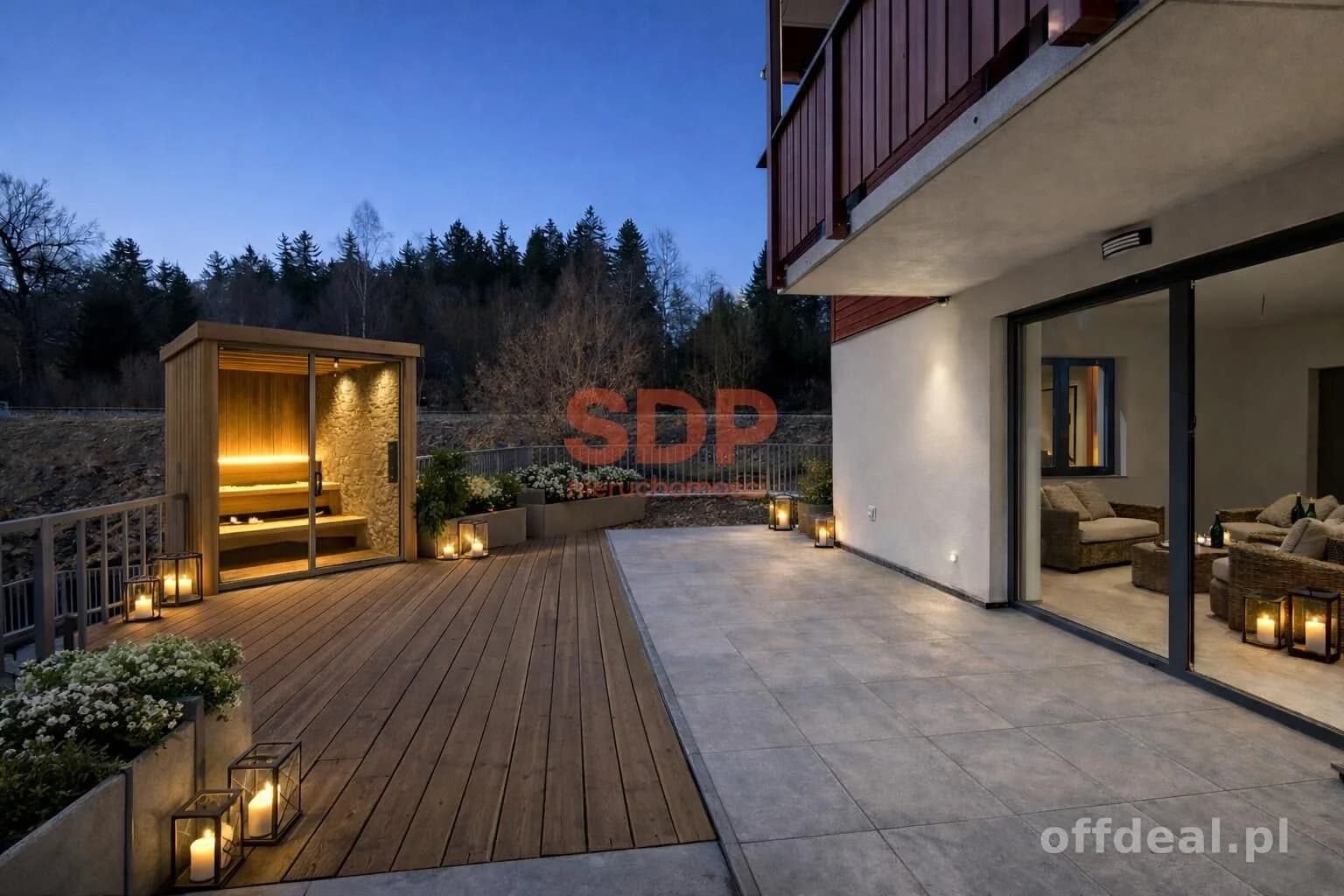 Apartament z potencjałem SPA – taras 46,47 m²
