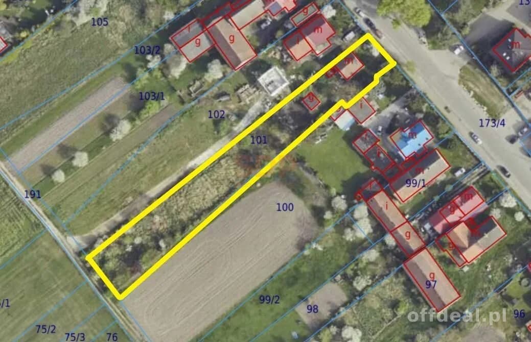 Ścinawa, gm. Oława, Mn i Mu, 2299 m2