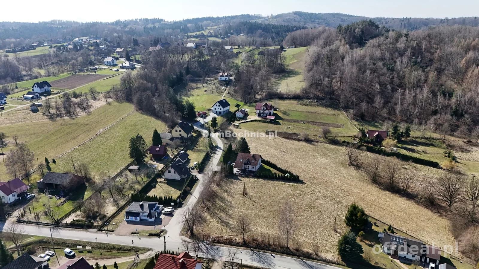 1.48ha działka widokowa Kamyk gm Łapanów