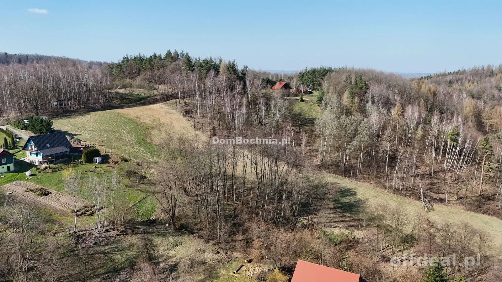 1.48ha działka widokowa Kamyk gm Łapanów