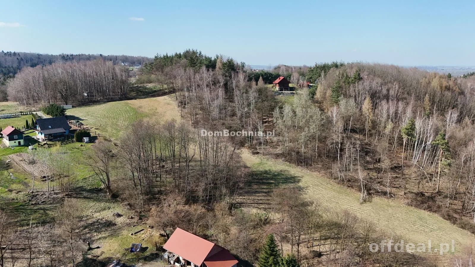1.48ha działka widokowa Kamyk gm Łapanów