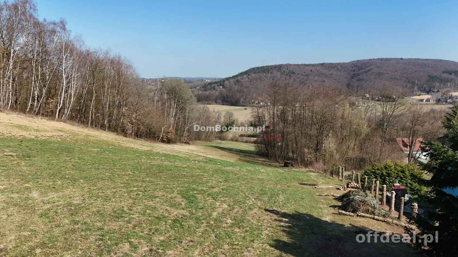 1.48ha działka widokowa Kamyk gm Łapanów