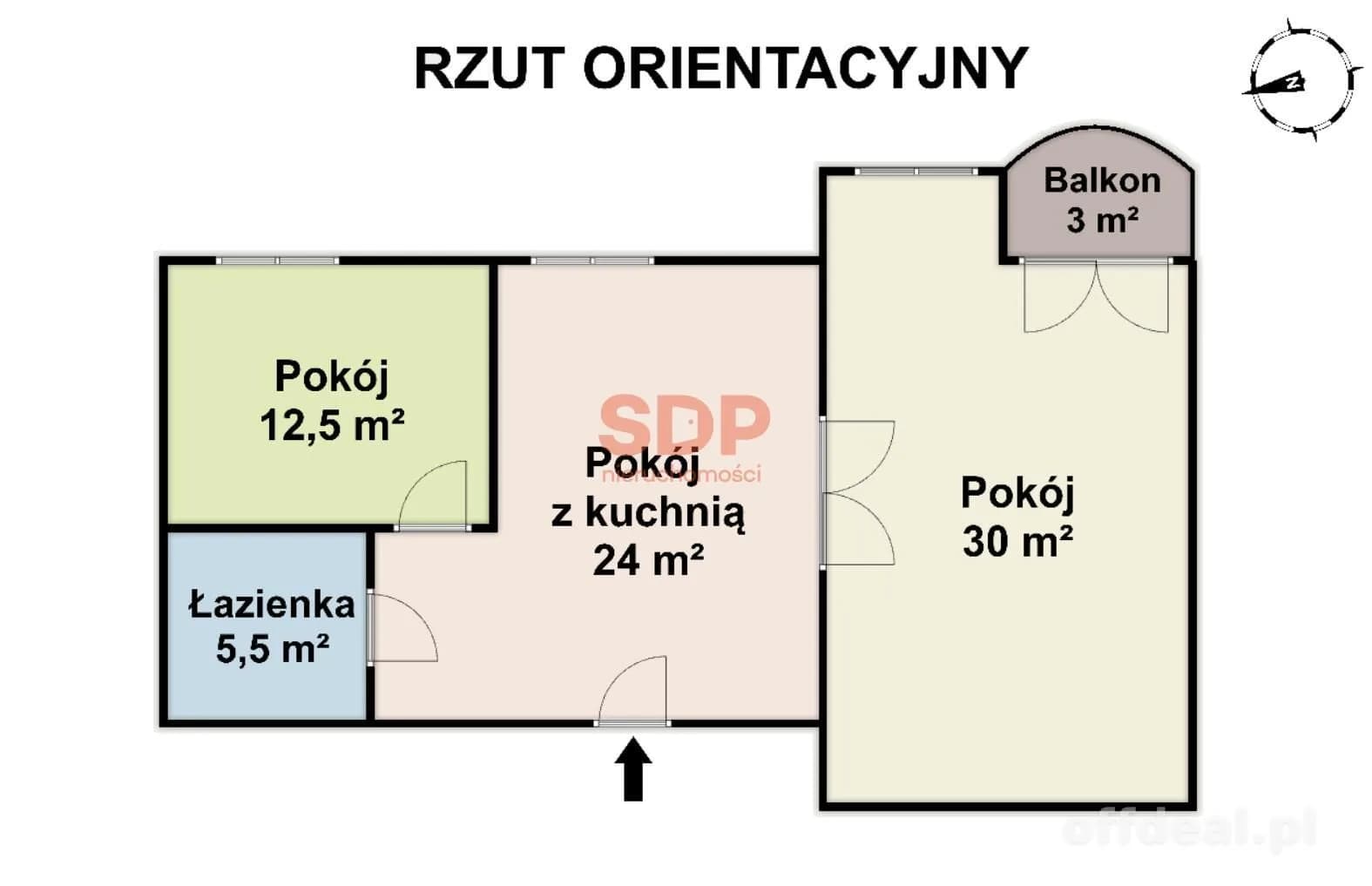 Zdjęcie 9: Mieszkanie, 3 pokoje, 71 m², Wrocław