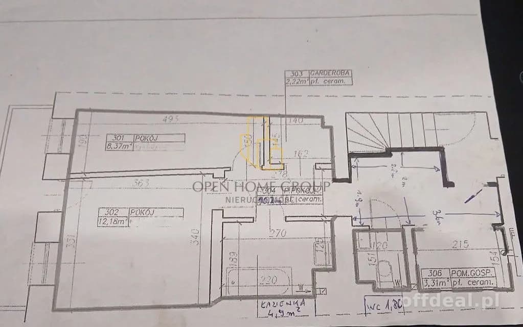 2 pokoje | centrum | garaż | garderoba | 43m²