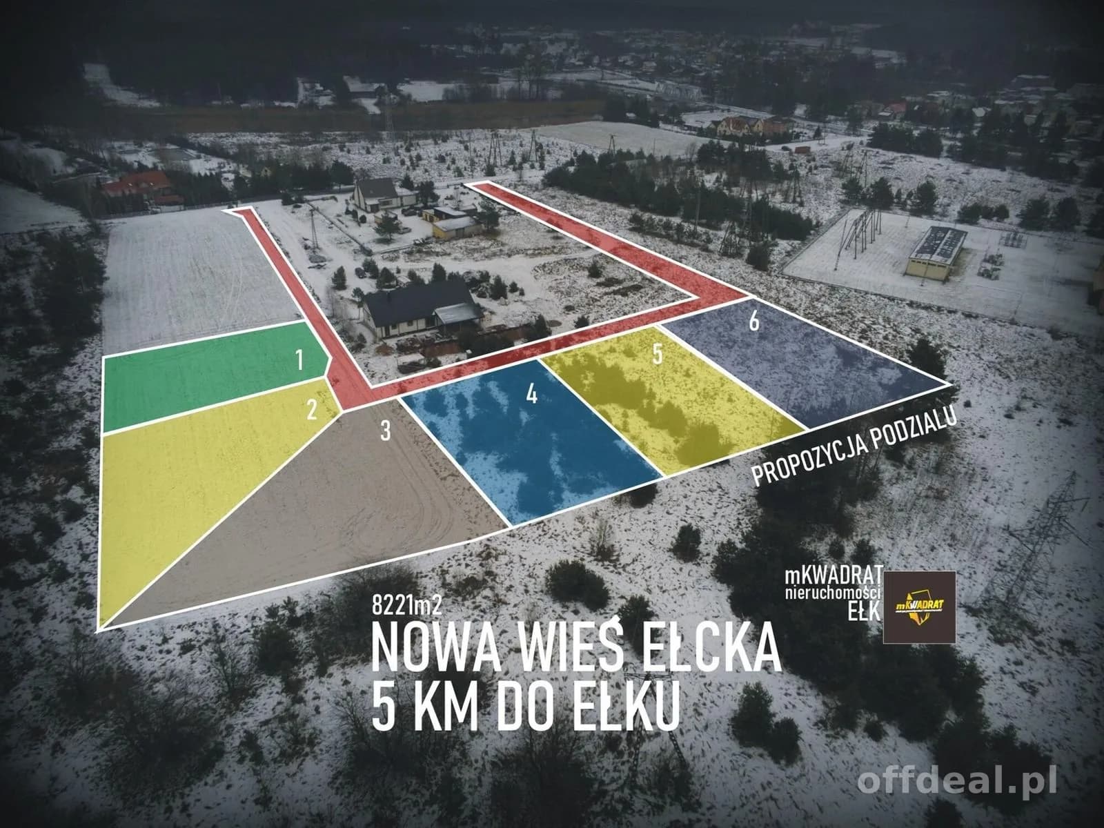 ділянка на продаж у Ełk, Nowa Wieś Ełcka | 8 221 m²