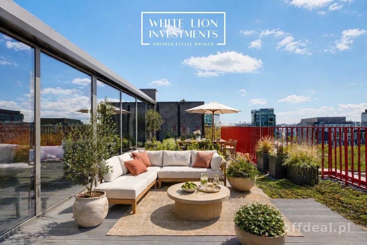 Penthouse z prywatnym ogrodem na dachu