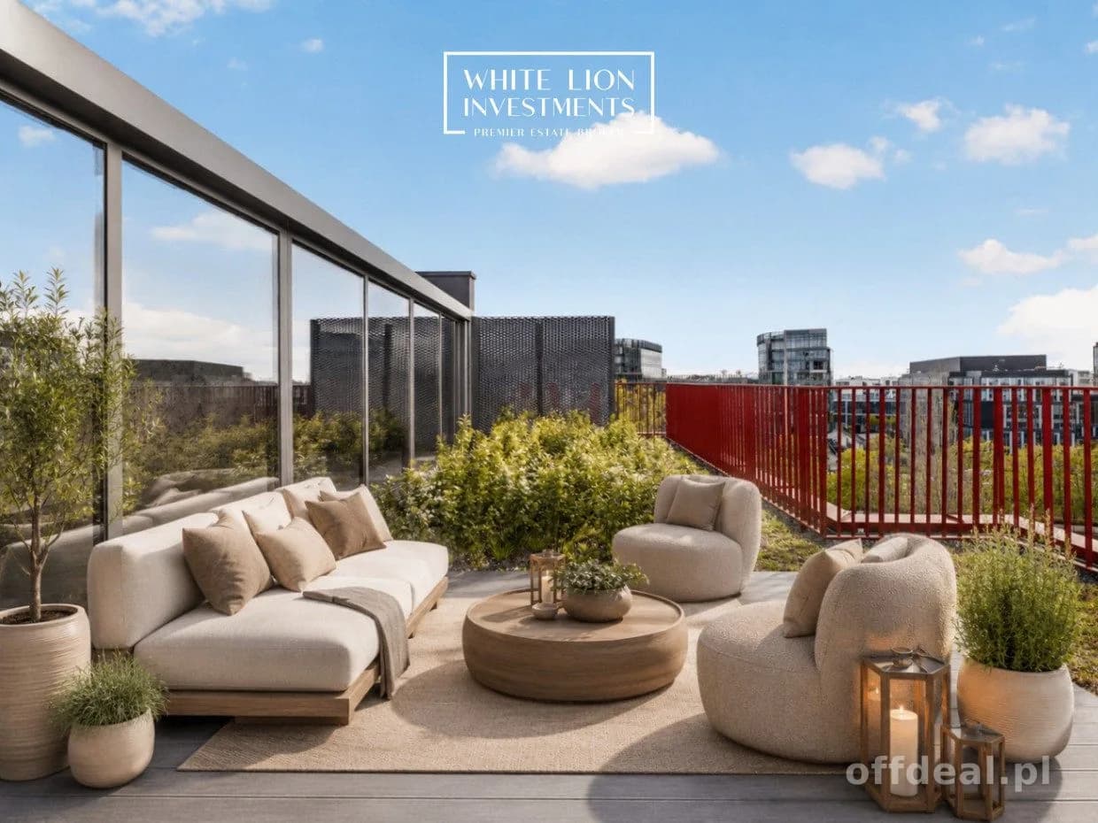 Penthouse z prywatnym ogrodem na dachu