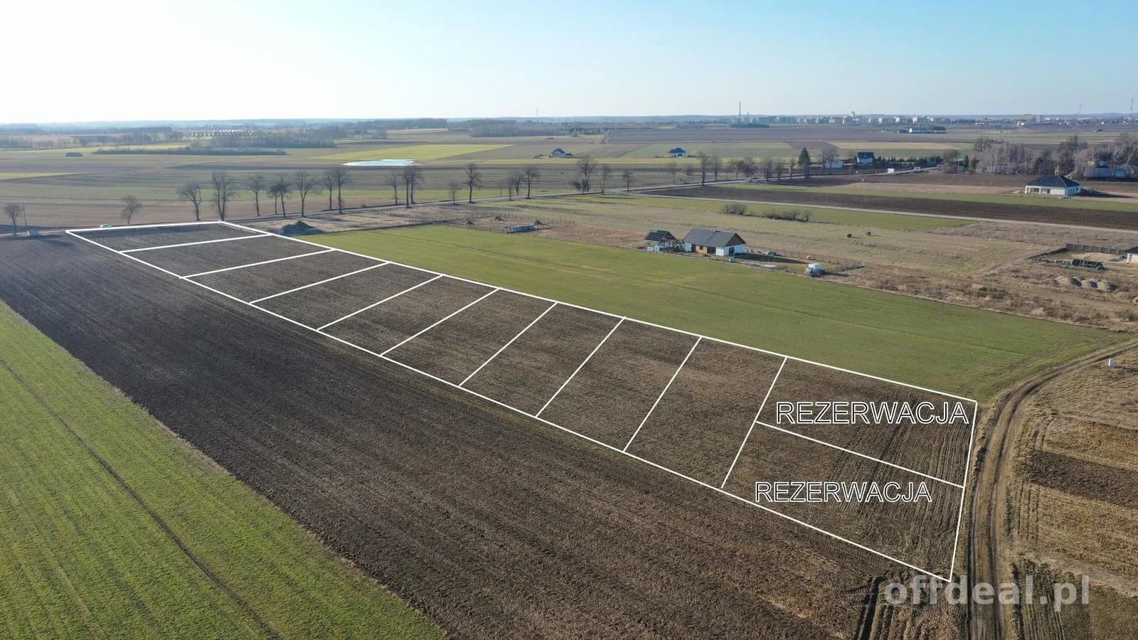 plot for sale in Zosin | 1,500 m²