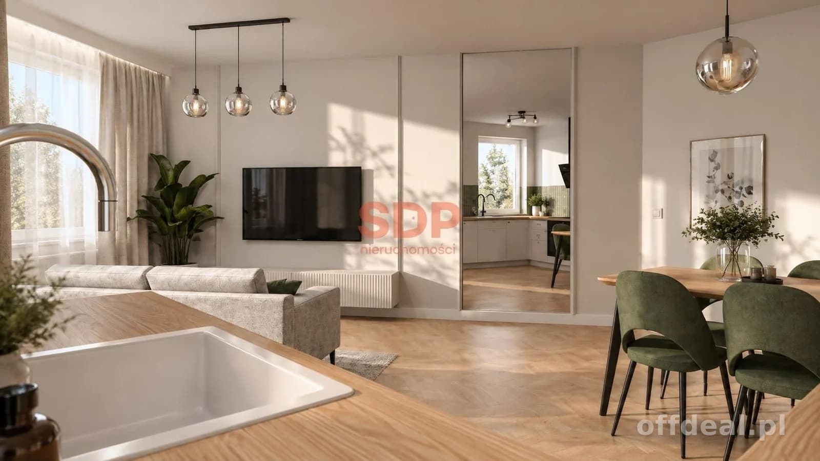 3-Zimmer Wohnung zum Verkauf in Wrocław, Krzyki, Partynice | 54,34 m²