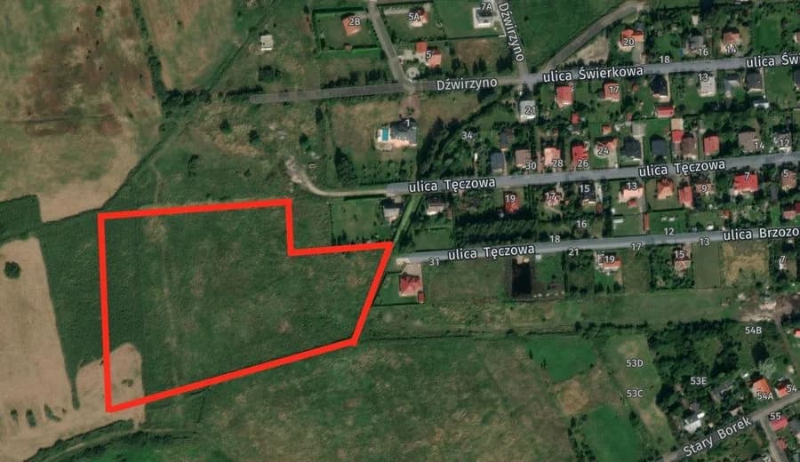 plot for sale in Dźwirzyno | 31,720 m²