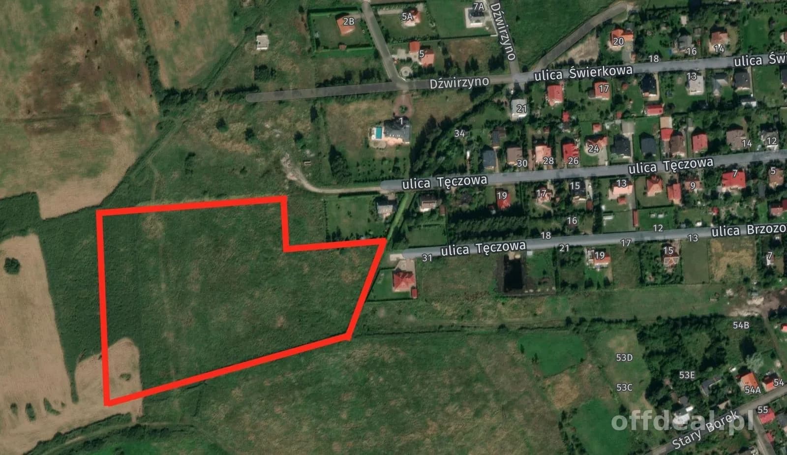 plot for sale in Dźwirzyno | 31,720 m²