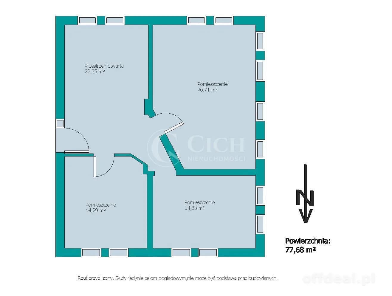 комерційна нерухомість в оренду у Tarnów | 77,68 m²