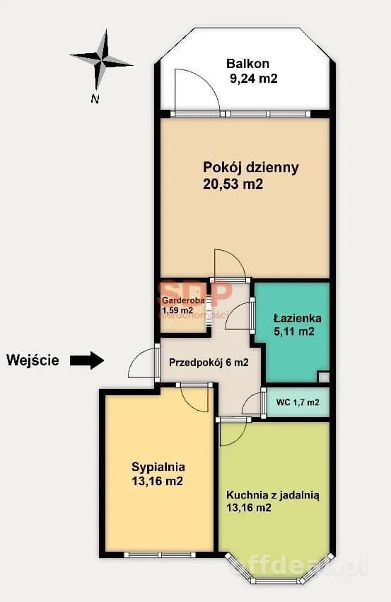 Zdjęcie 6: Mieszkanie, 2 pokoje, 58 m², Wrocław