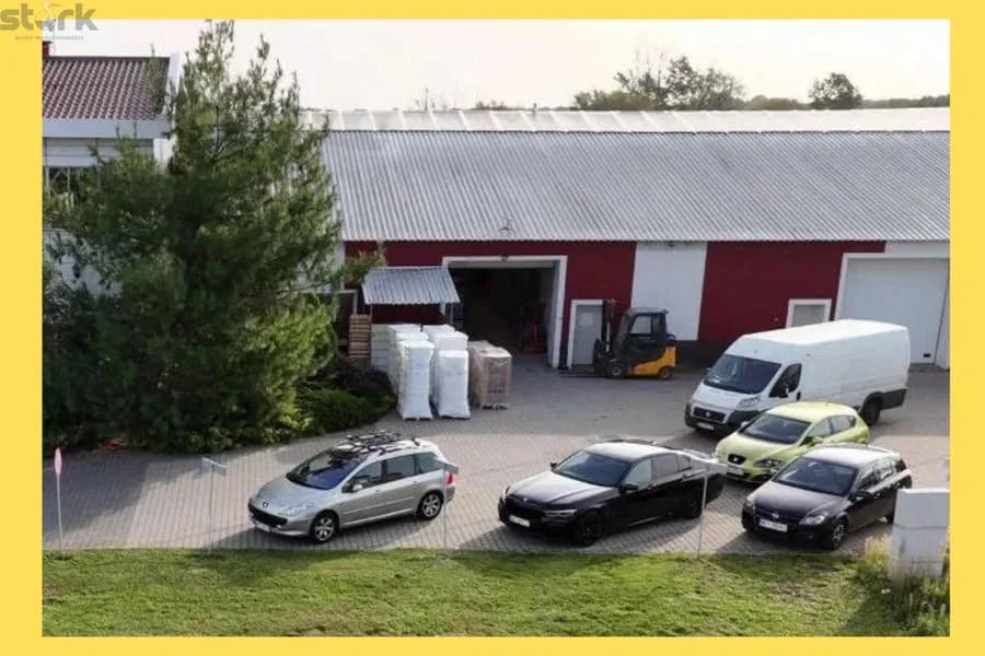 Hala magazynowo-produkcyjna monitoring 2 km od A2